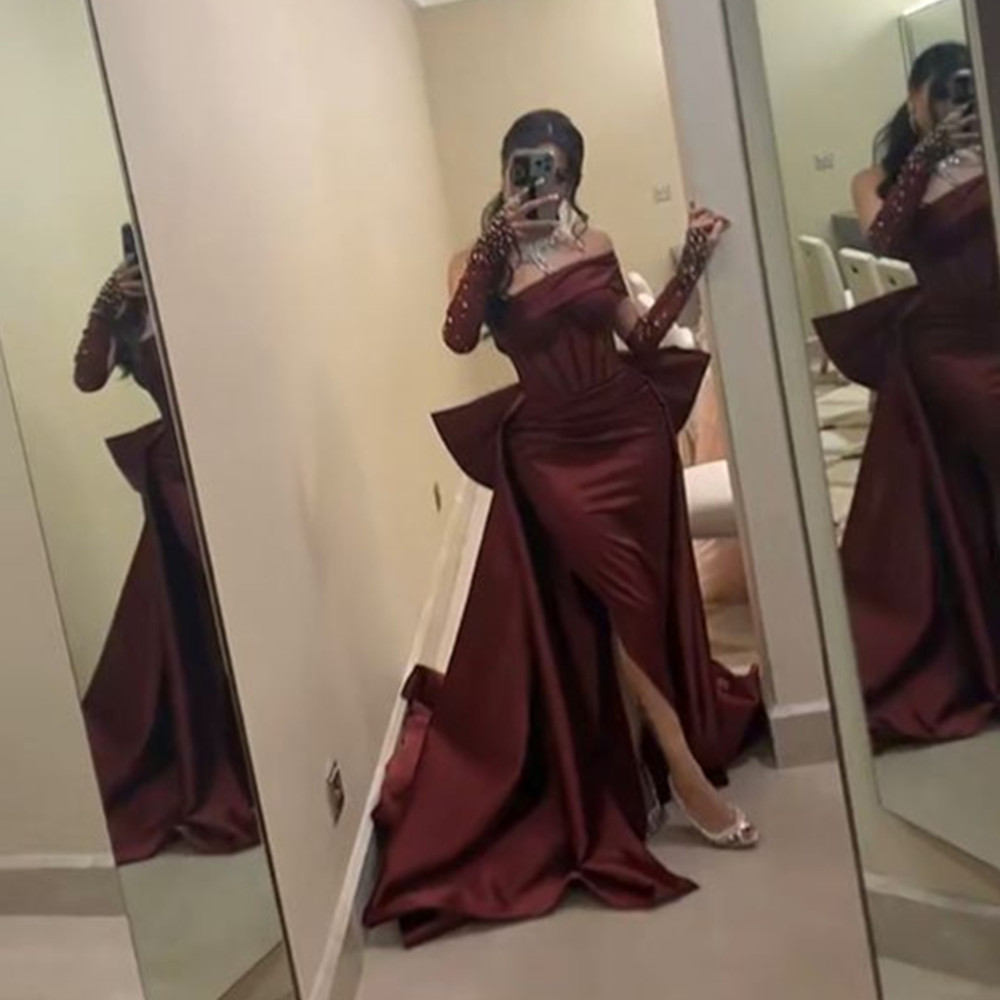 Royal Blue Plus Size Mermaid Evening Dresses for Women Off Shoulder Sequins Birthday Prom Celebrity Pageant Formal Special Occasion Dress Party Gowns 