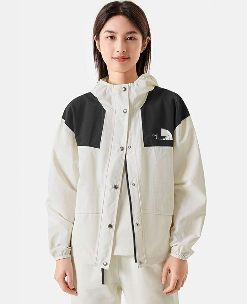 2024 Spring/Summer Women's Men's Outdoor Sports Waterproof and Windproof Hooded Jacket Coat Female Windbreaker 5JXO080