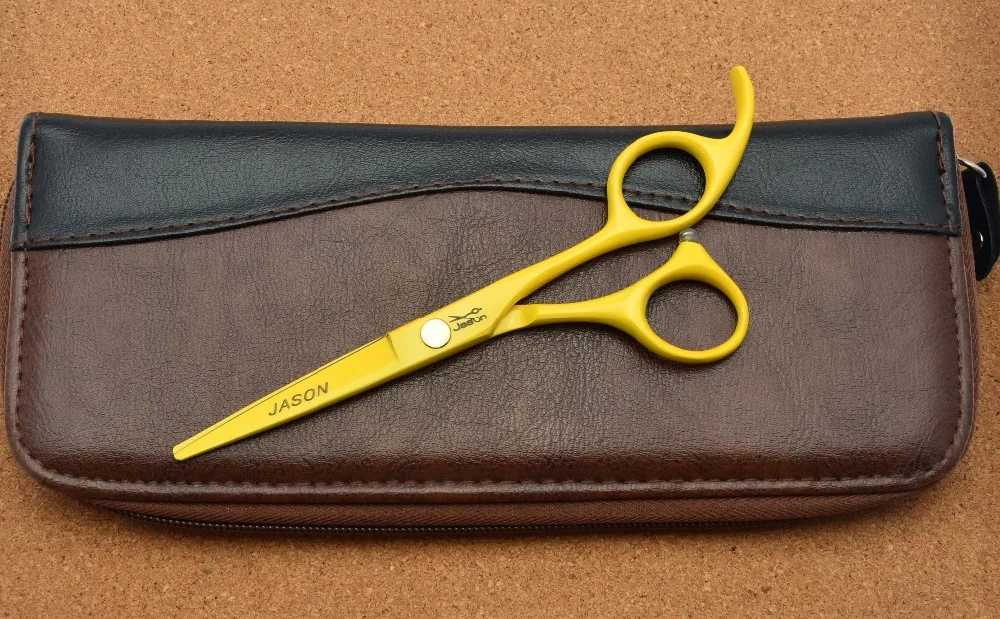 New Arrival 311# 5.5-inch brand Jason factory price Hair Clipper JP 440C Yellow Hair Clipper Thin Clipper Z241213