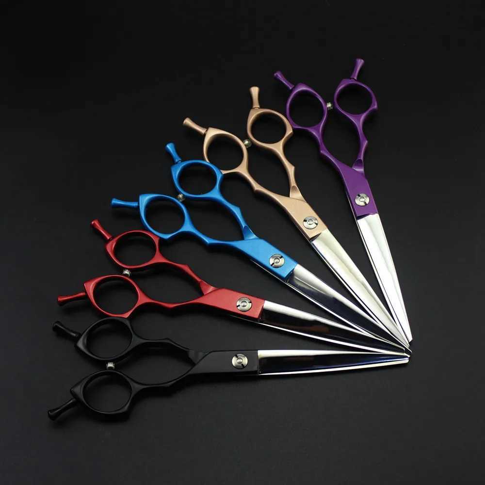Professional Japan 440c steel 6.5 pet dog grooming hair scissors Cutting barber tools haircut shears Hairdressing scissorsM240801