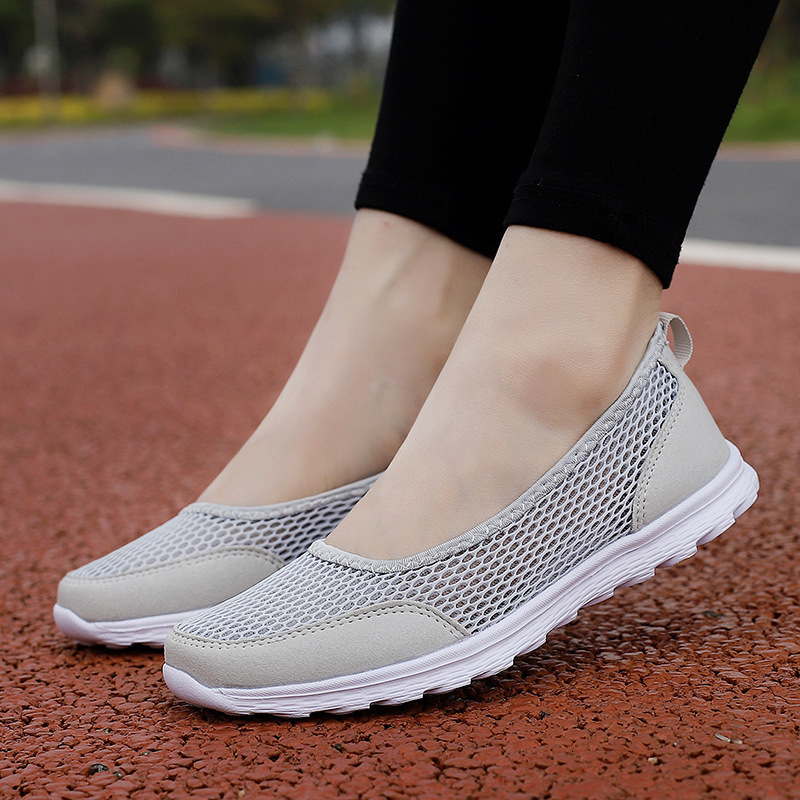 Ddmysports Summer Shallow Lightweight Large Pregnant Women S Casual Breathable And Comfortable Mesh Shoes Outdoor