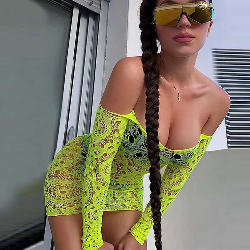 Plus Size Fishnet Sexy Lingerie Exotic Nightclub Dresses Women Erotic Sexy Costume Hot Erotic Babydoll Porn Sex UnderwearXJ250220