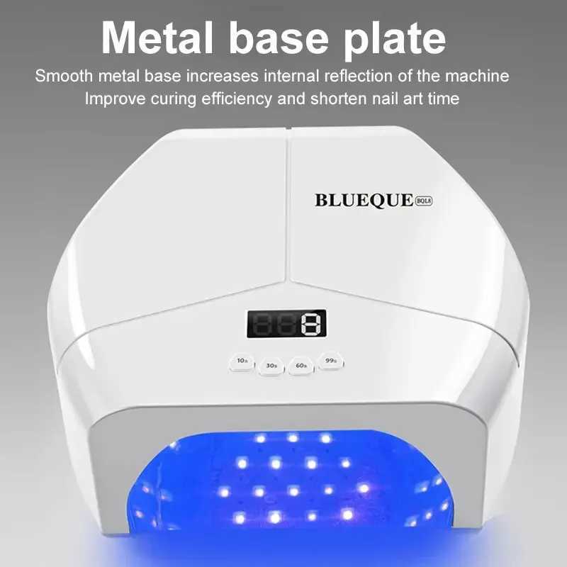 268W Big Power 57LEDs UV Lamp Dryer Machine for Nails Professional Gel Polish Drying Lamp With Four Timer Function for ManicureCL240731