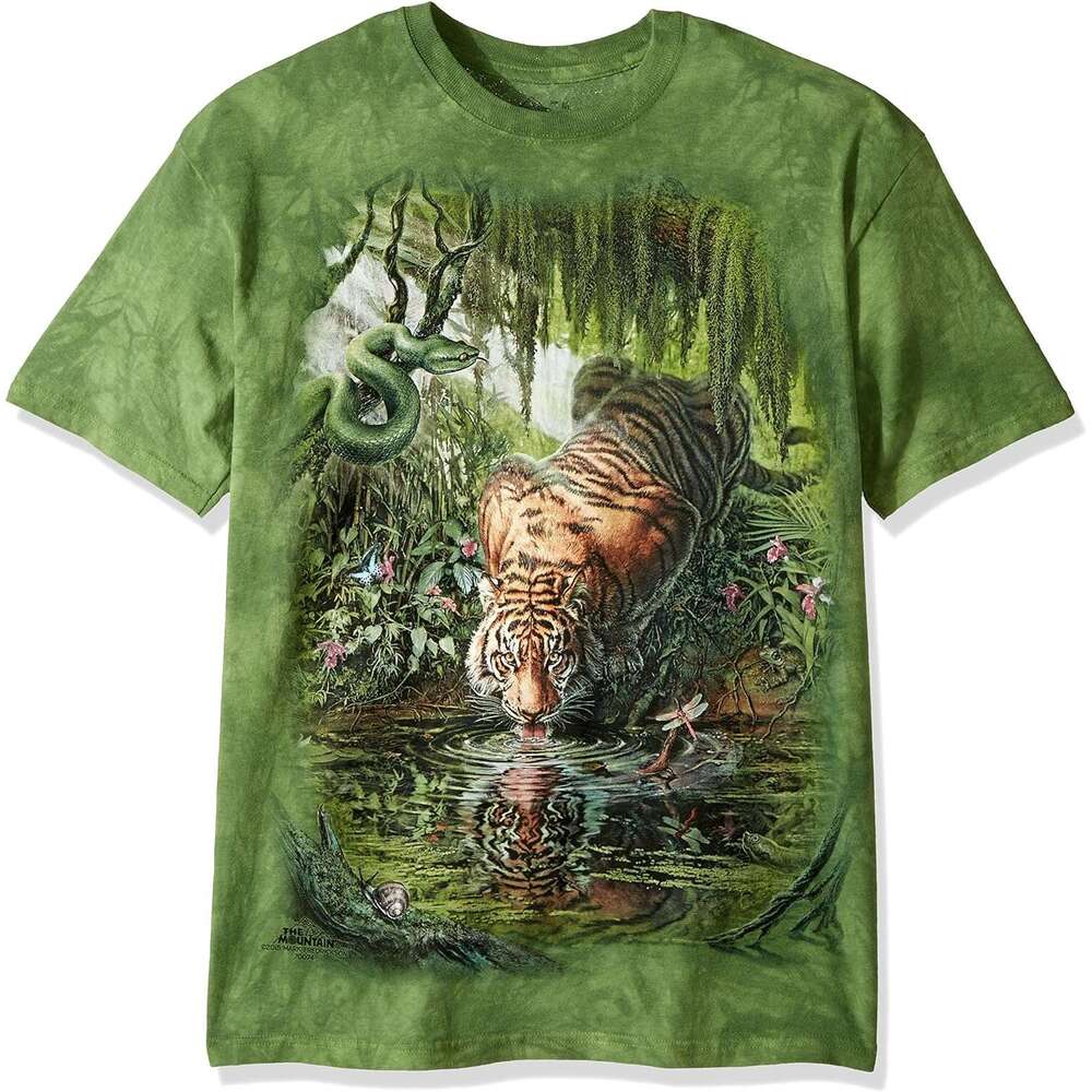 2025S Fashion Designer Designer T Shirt Mens Enchanted Tiger T Shirt Shirts Tshirt Graphic Tee Casual Tops Summer Clothes Short Sleeve