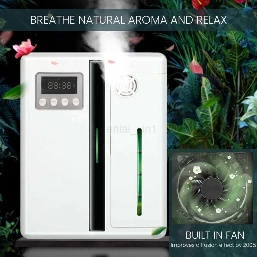 Aroma Diffuser Waterless Essential Oil Diffuser Smart Scent Air Diffuser Machine With Cold Air Nebulizing For Home Large Room Y240803
