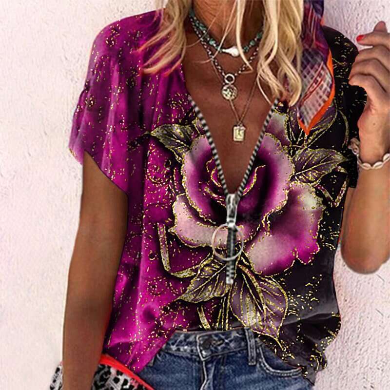 Hollow Out Slim Top Female Harajuku Print Vintage Turtleneck Streetwear Clothes Couples Slim-fit Skinny Base Womens T Shirt Clothes Street Activity Cr
