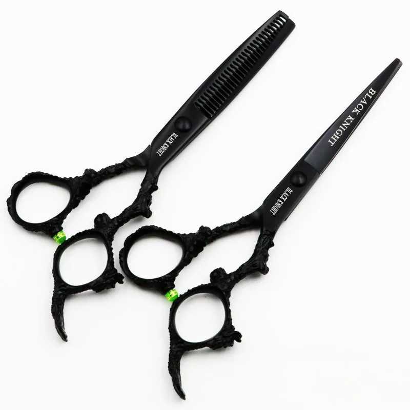 New Arrival hair scissors 6inch professional hairdressing scissors high quality cutting and thinning scissors set barber shears Z241213