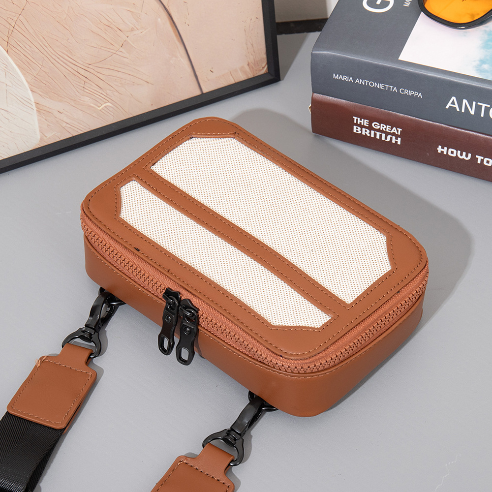 Crossbody bag men's new high-quality small package ins Japanese simple casual shoulder bag fashion box bag wholesale