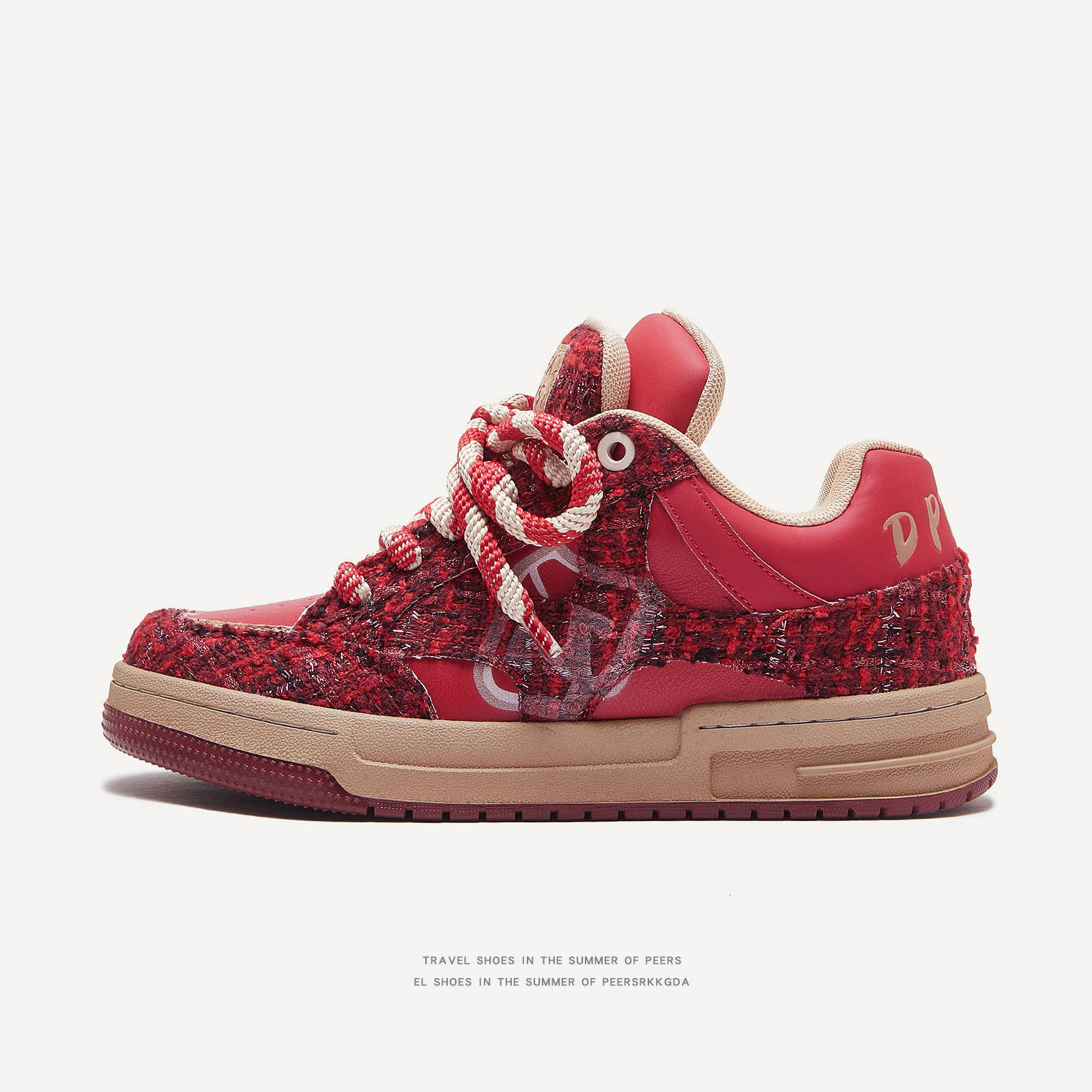Ddmysports Shoe S New Year Fragrant Red Board For Men And Women Couple Trendy Shoes Outdoor