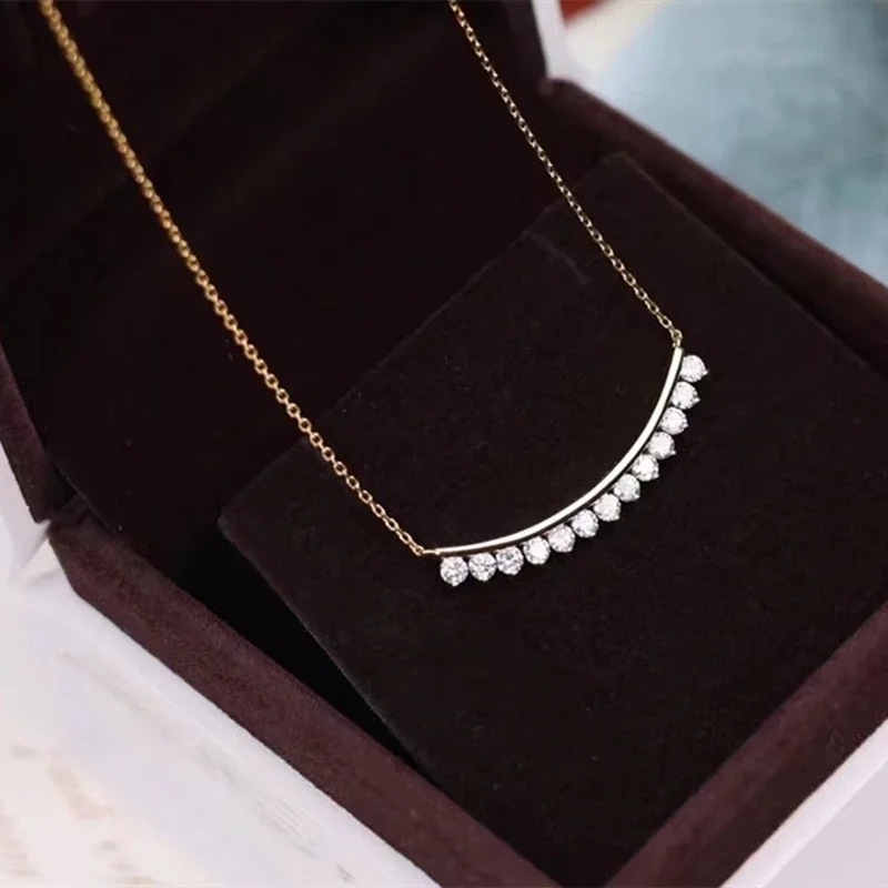 2024 Top Zircon Pendant in Sterg Sier | Gold Filled Necklace for Women