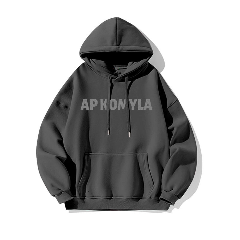 Thick American premium hooded sweatshirt with added fleece, women's oversized oversized, spring and autumn winter new style jacket