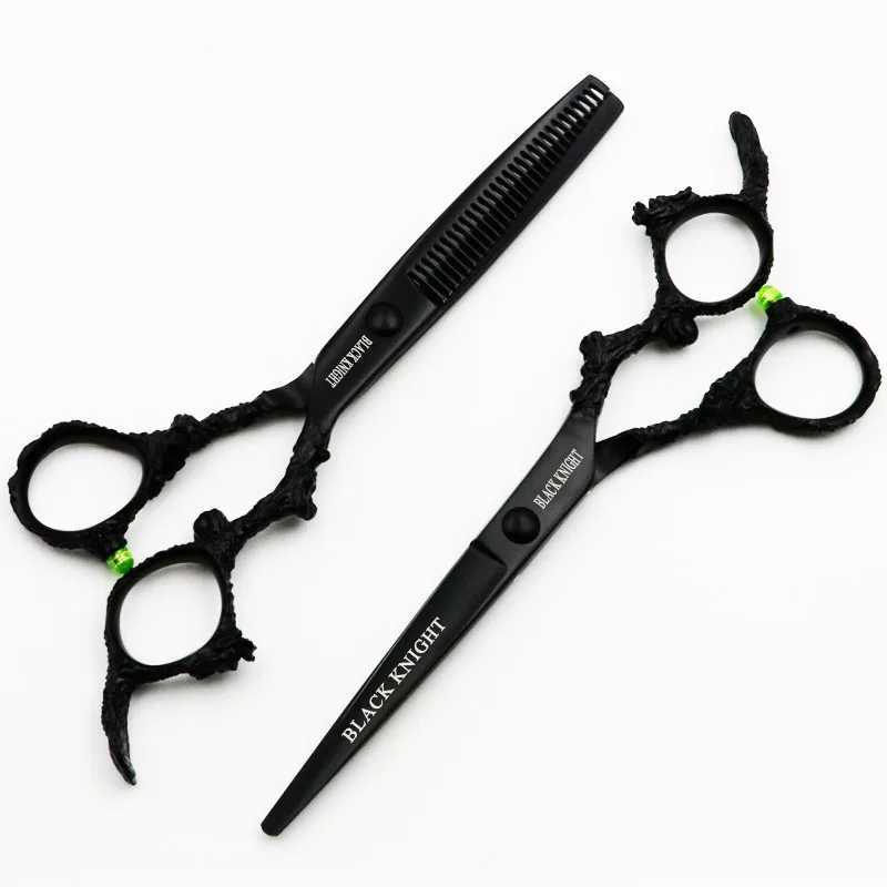 New Arrival hair scissors 6inch professional hairdressing scissors high quality cutting and thinning scissors set barber shears Z241213