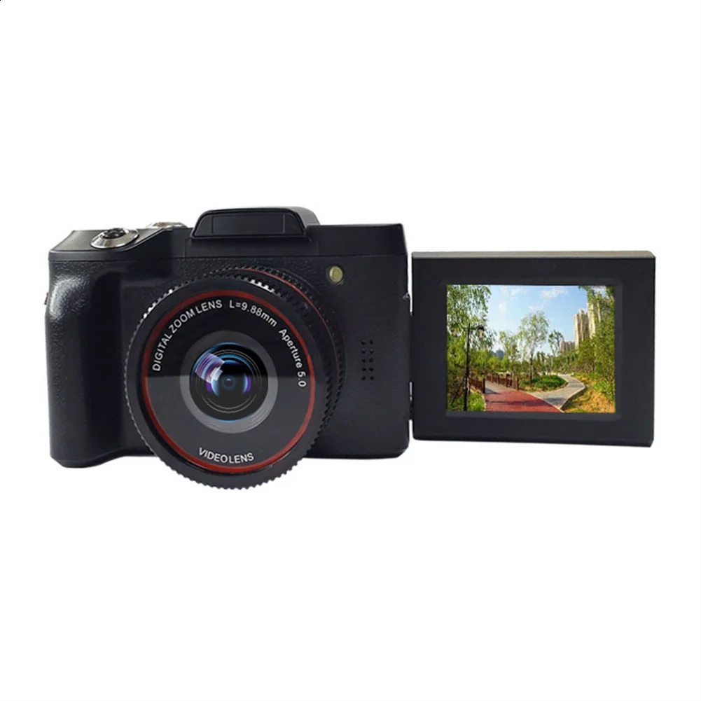 Compact Digital Pography Camera Vintage Vlog Video Recorder Camcorder Camera With 2.4-inch TFTLCD LCD Swivel HD Screen 240731