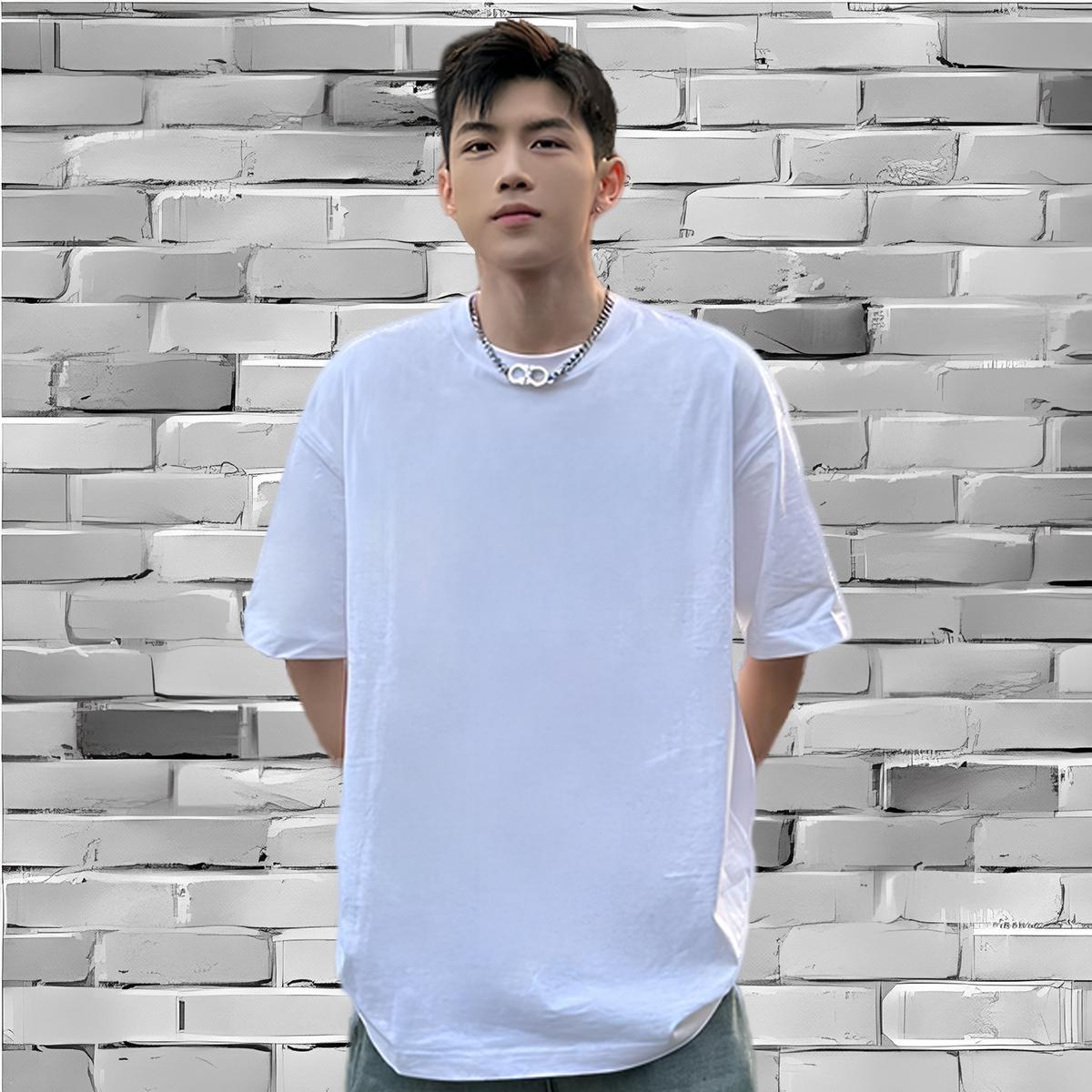 Factory Direct Men Tops Tees letter Sport 230g 100% Cotton Tshirts Breathable Crew Neck Designer T-Shirts Anime Print
