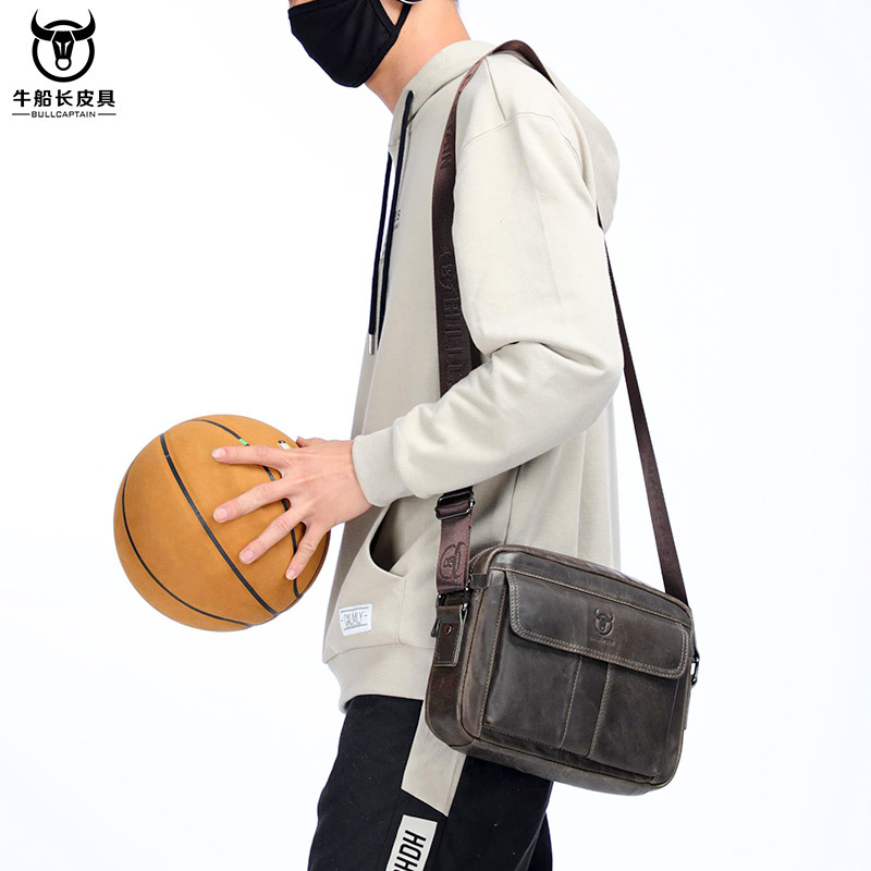 2024 Yellow Brown Genuine Leather Handbags Small Leather 11" Laptop Bags Shoulder Tote Handbag Casual Business Laptop Pock