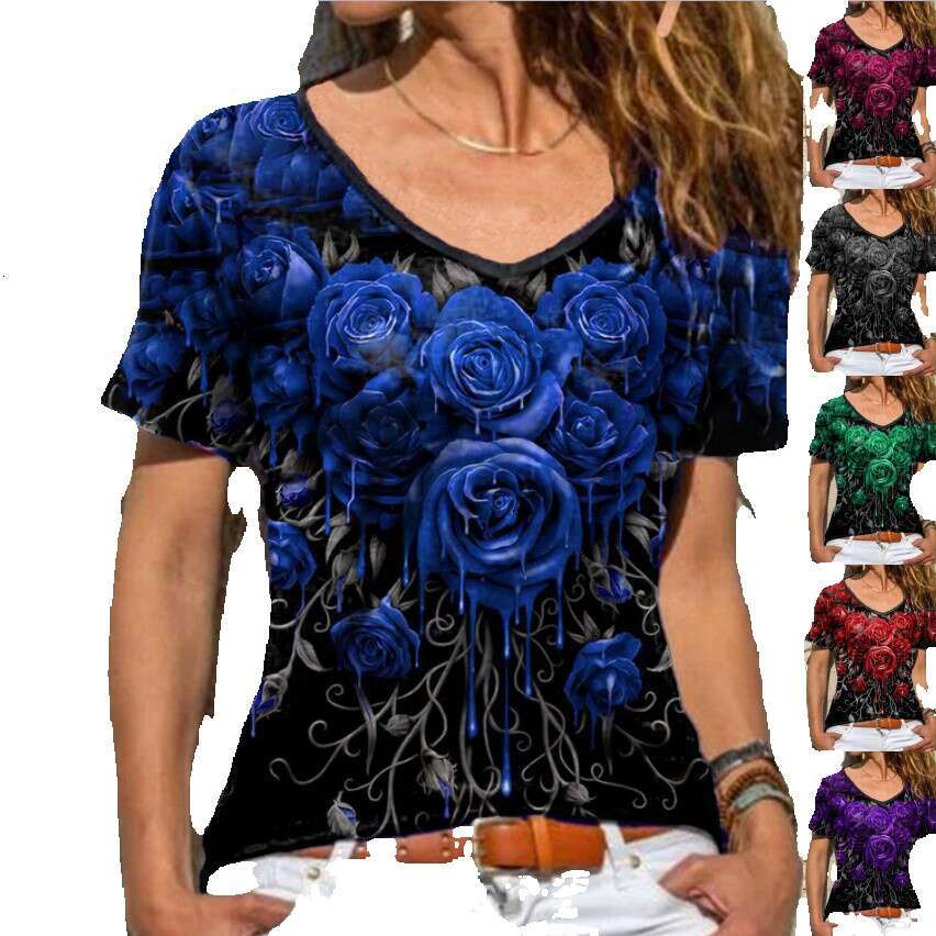 Tee Shirt Tops New Merchandise Short-sleeved Fashion Hip Hop Long Sleeve Tee Shirts Harajuku Print Vintage Pure Cotton Slim-fit Plaid Stretch Casual U