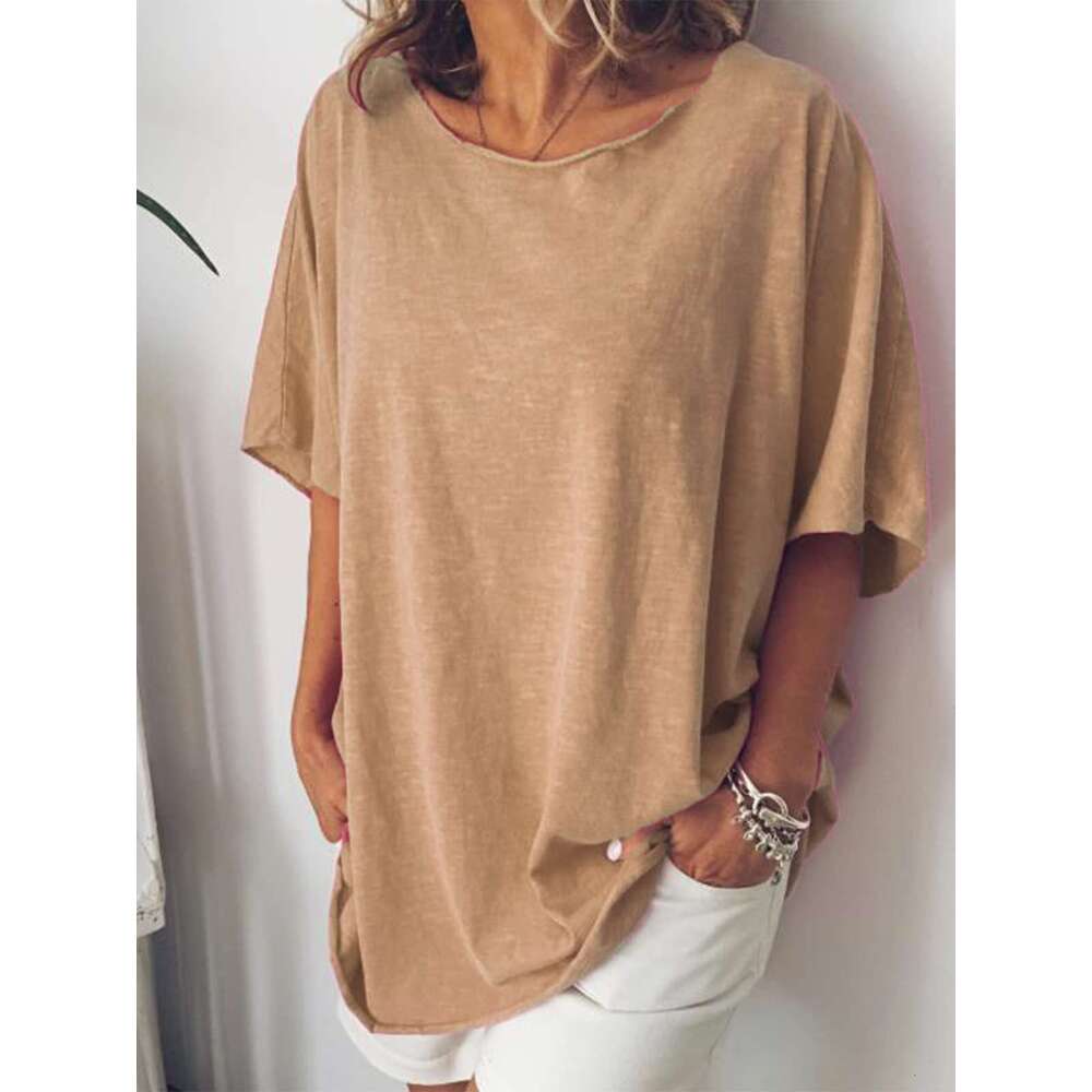 New Merchandise Short-sleeved High Street Retro Casual Slim Streetwear Summer Printing Short Sleeve Quick Drying Backless Chiffon Stretch Casual Under