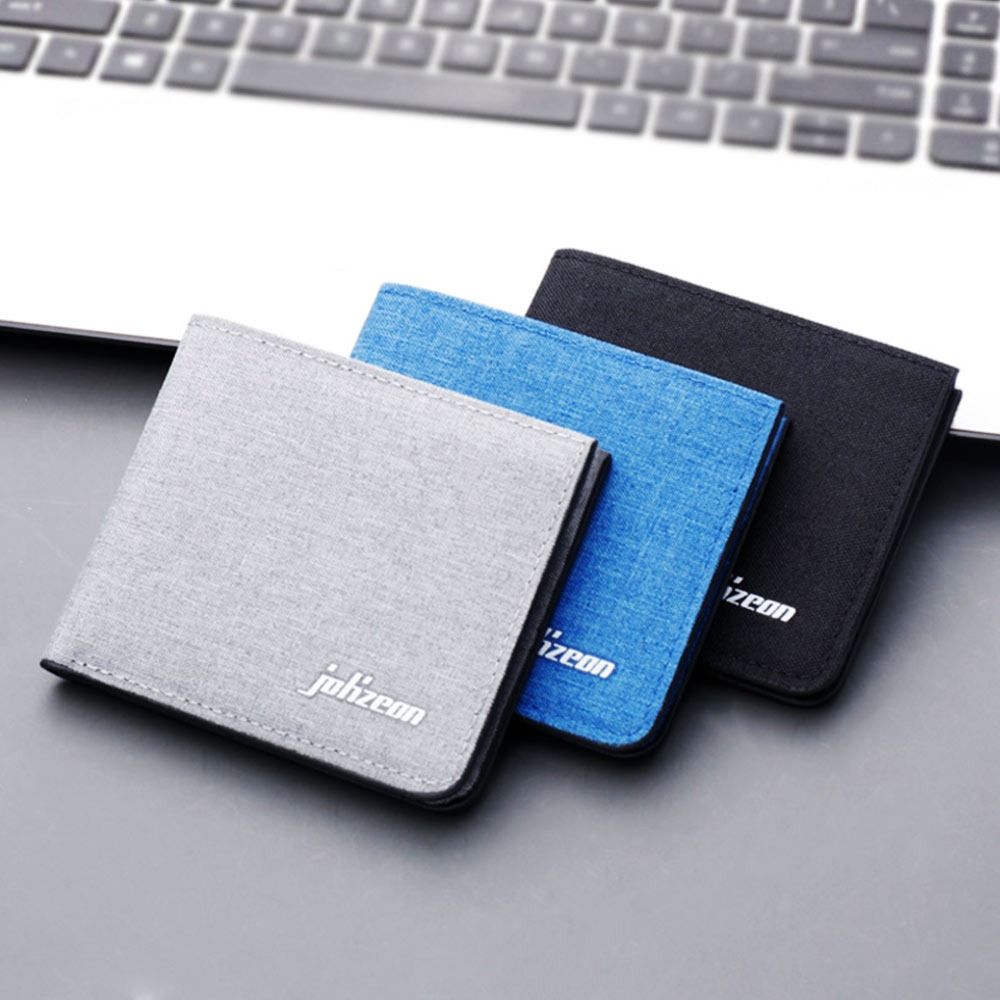 Male Foldable Credit Card Holder Short Purse Money Bag Wallet Coin Purse