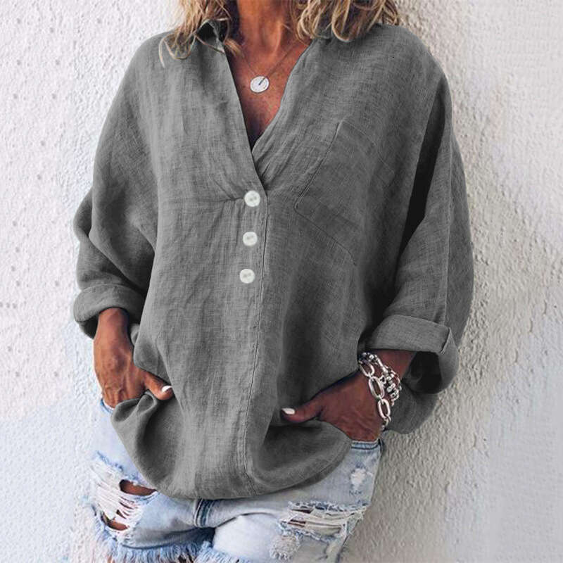 Loose Versatile Spring Harajuku Print Vintage Hollow Out Slim Top Female Pure Cotton Brushed Collar Blouse Chiffon Graphic T Shirts Stretch Casual Und