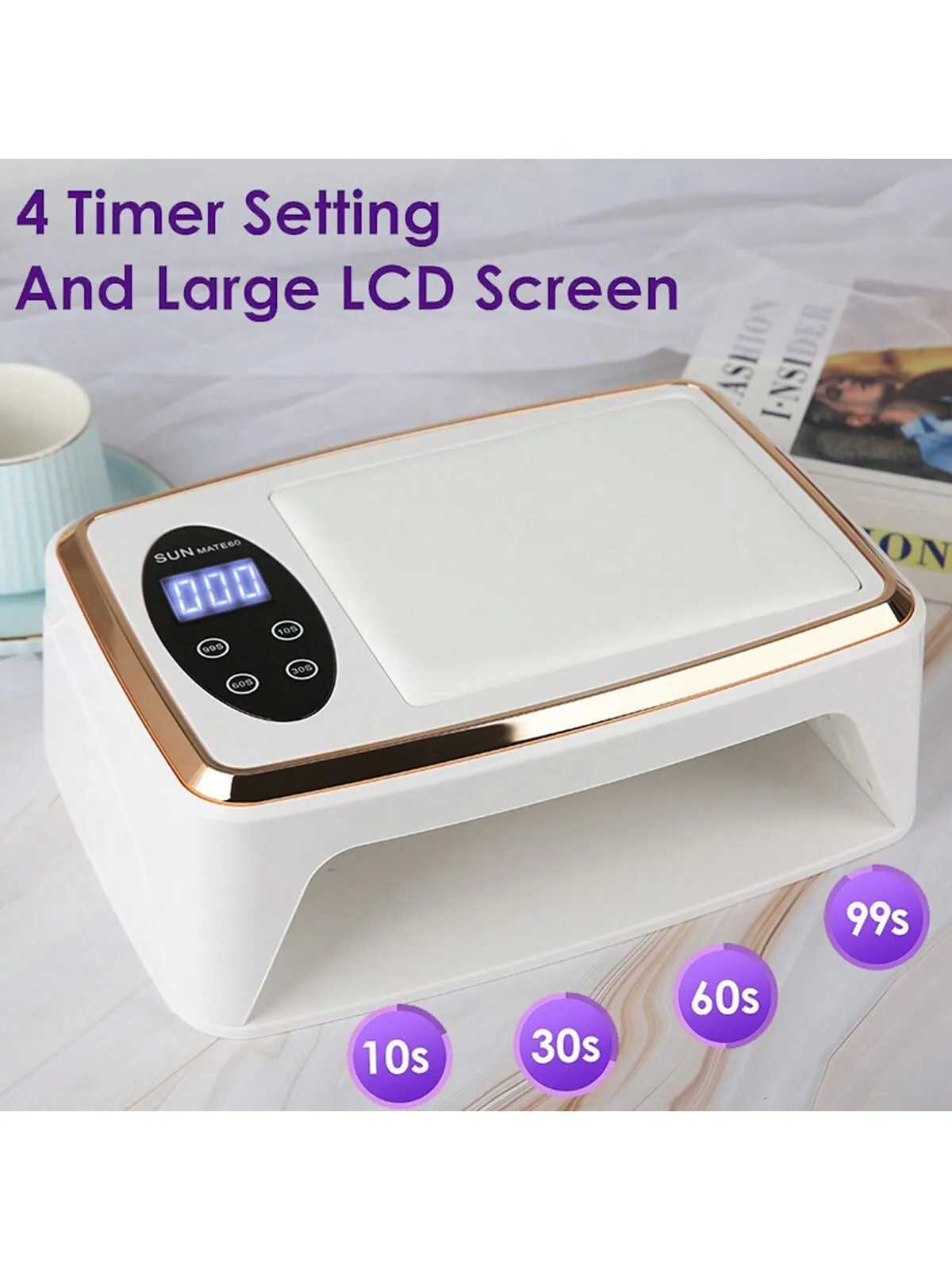 90 LEDS Nail Dryer LED Nail Lamp UV Lamp for Curing All Gel Nail Polish Motion Sensing Manicure Pedicure Salon Tool Big SpaceCL2400806