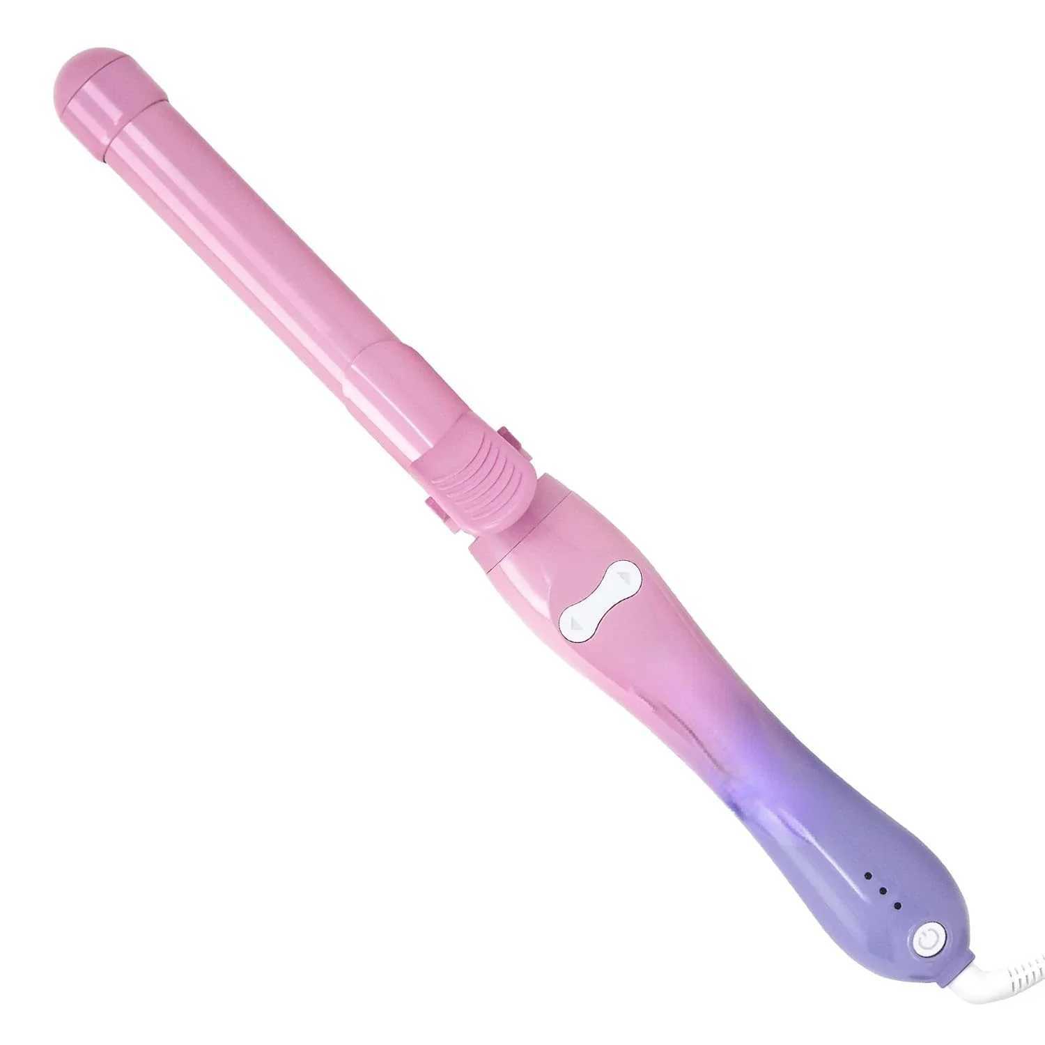 Beachwave B1 Pink Sunset Rotating Curg Iron -1-Inch Bucket Suitable For All Hair Types Automatic - Easy To Use Curler W240803