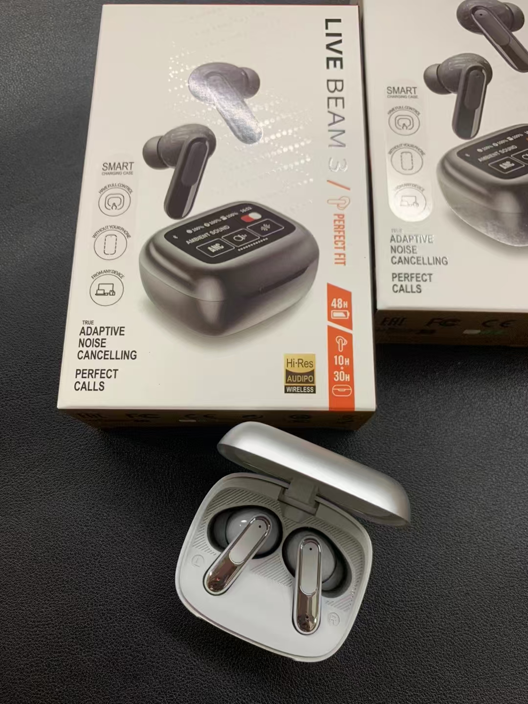 LIVE BEAM 3 Bluetooth Wireless Deep Bass Foldable Sport Gaming Music Headset with Microphone Noise wireless earphones