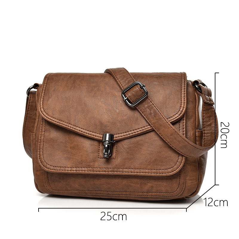 Vintage Soft Leather Femmels' Shoulder Bags Handbags Women's Packet New Designer Small Crossbody Bag 2025 New Free Delivery Designer Bag