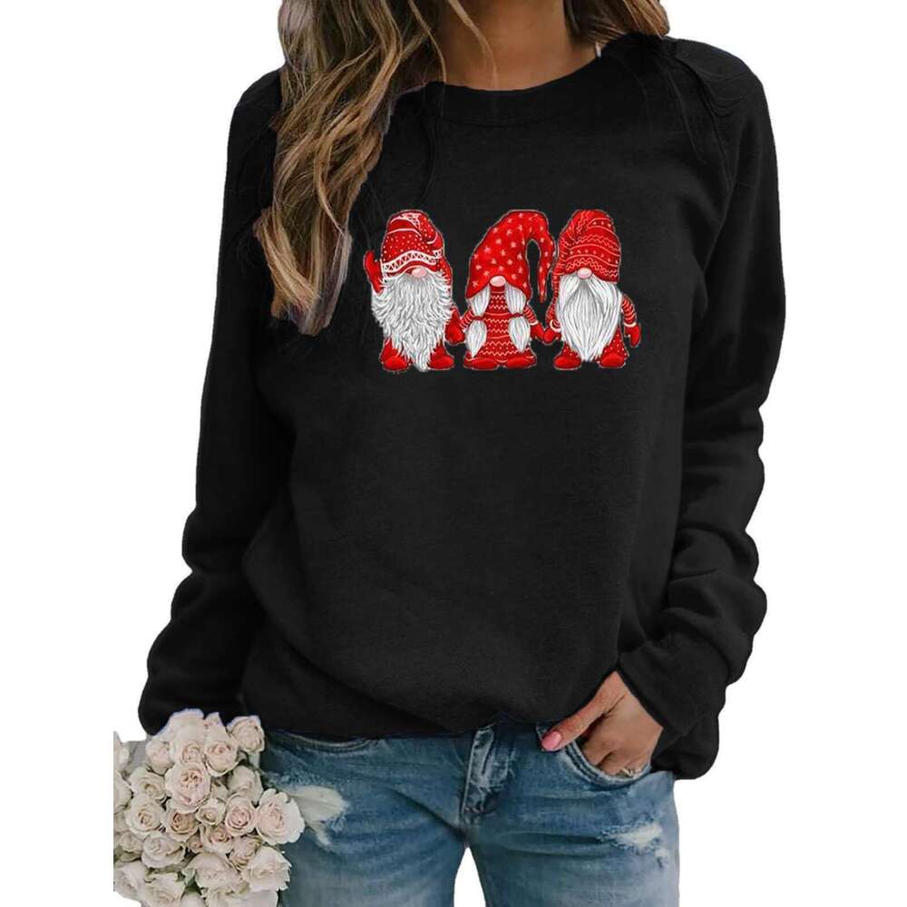 Shirts Women T Shirts Best Saller New Merchandise Retro Spring Harajuku Print Vintage Pure Cotton Couples Round Neck Solid Turtleneck Street Activity 