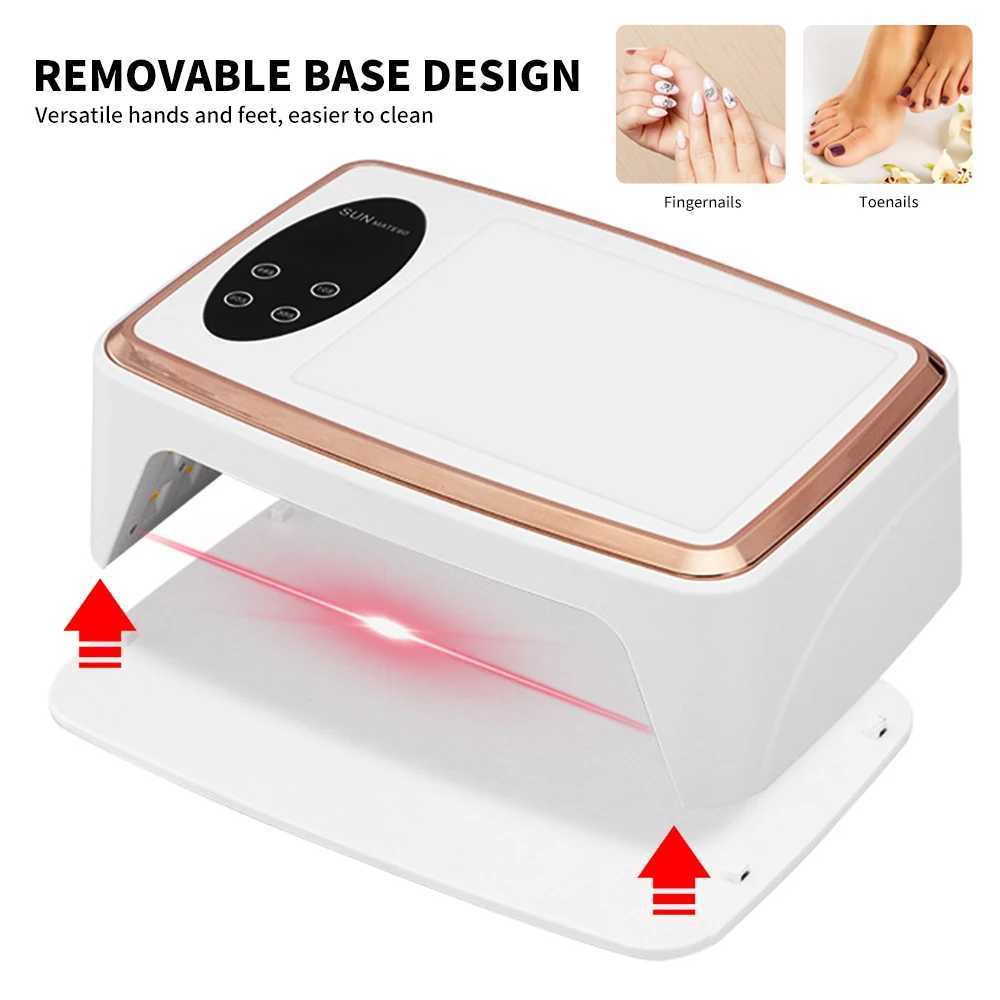 380W Professional Nail Dryer 90 Leds Nail Dryer UV Lamp for Curing All Gel Nail Polish Motion Sensing Manicure PedicureCL2400806