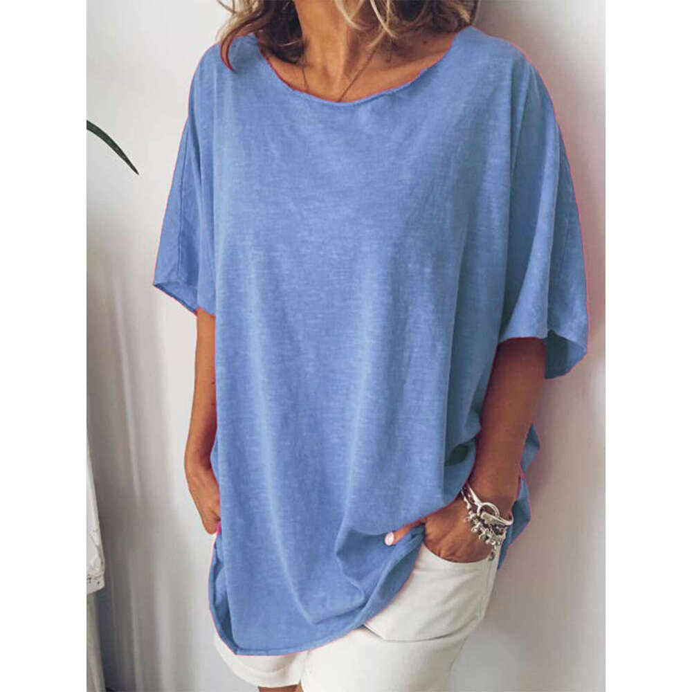 New Merchandise Short-sleeved High Street Retro Casual Slim Streetwear Summer Printing Short Sleeve Quick Drying Backless Chiffon Stretch Casual Under