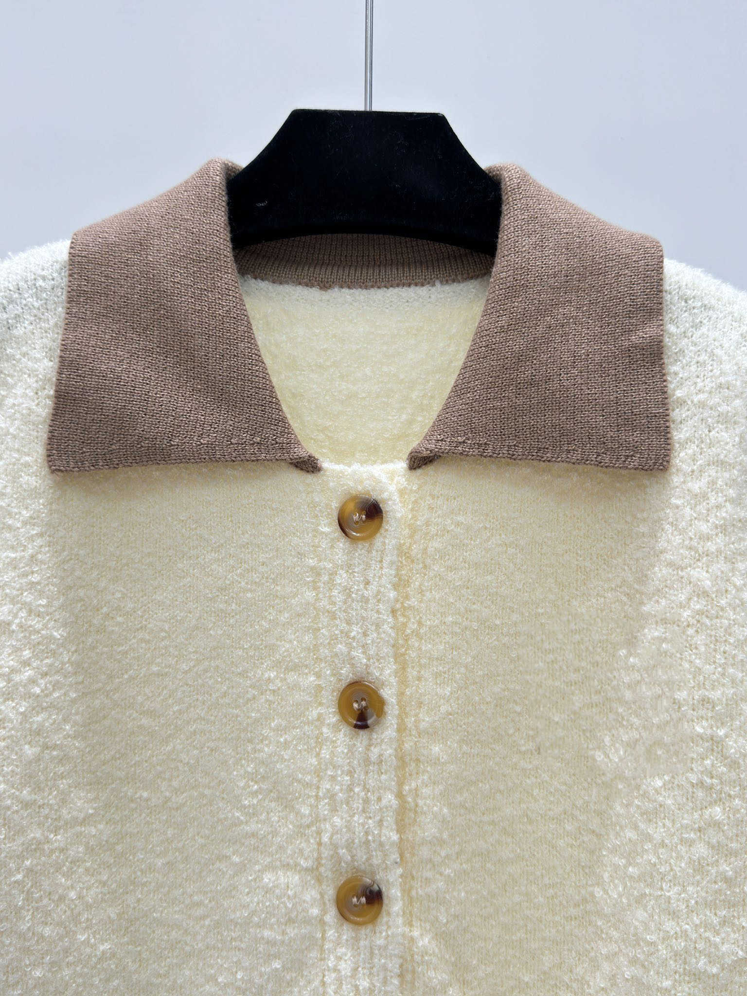 designer sweaters womens cardigan sweater Lapel terry cloth high quality knit fabrics Crew neck long sleeve tops letter jacquard design women clothes