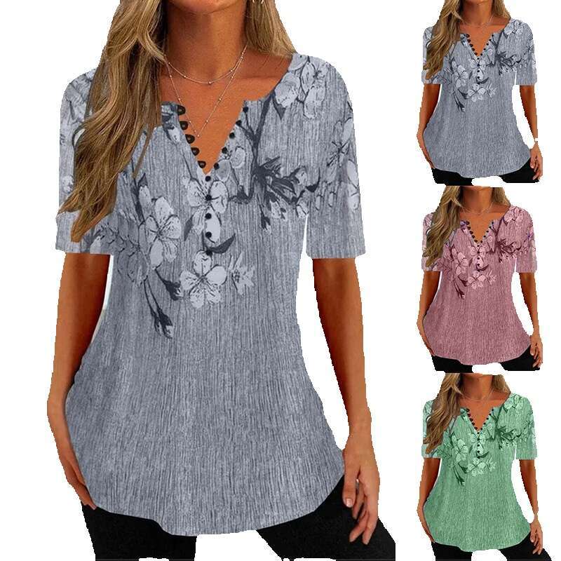Summer Short-sleeved High Street Summer Printing Short Sleeve Long Sleeve Tee Shirts Brushed Womens Chiffon Backless Man Woman Tees Tops Graphic T Shi