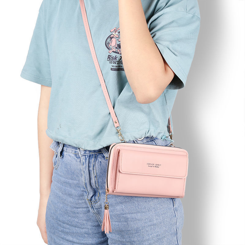 Soft Leather Women Crossbody Bags Big Capacity Shoulder Bag Fashion Phone Pouch Mini Messenger Bag Clutch Wallet For Girl Bolsas