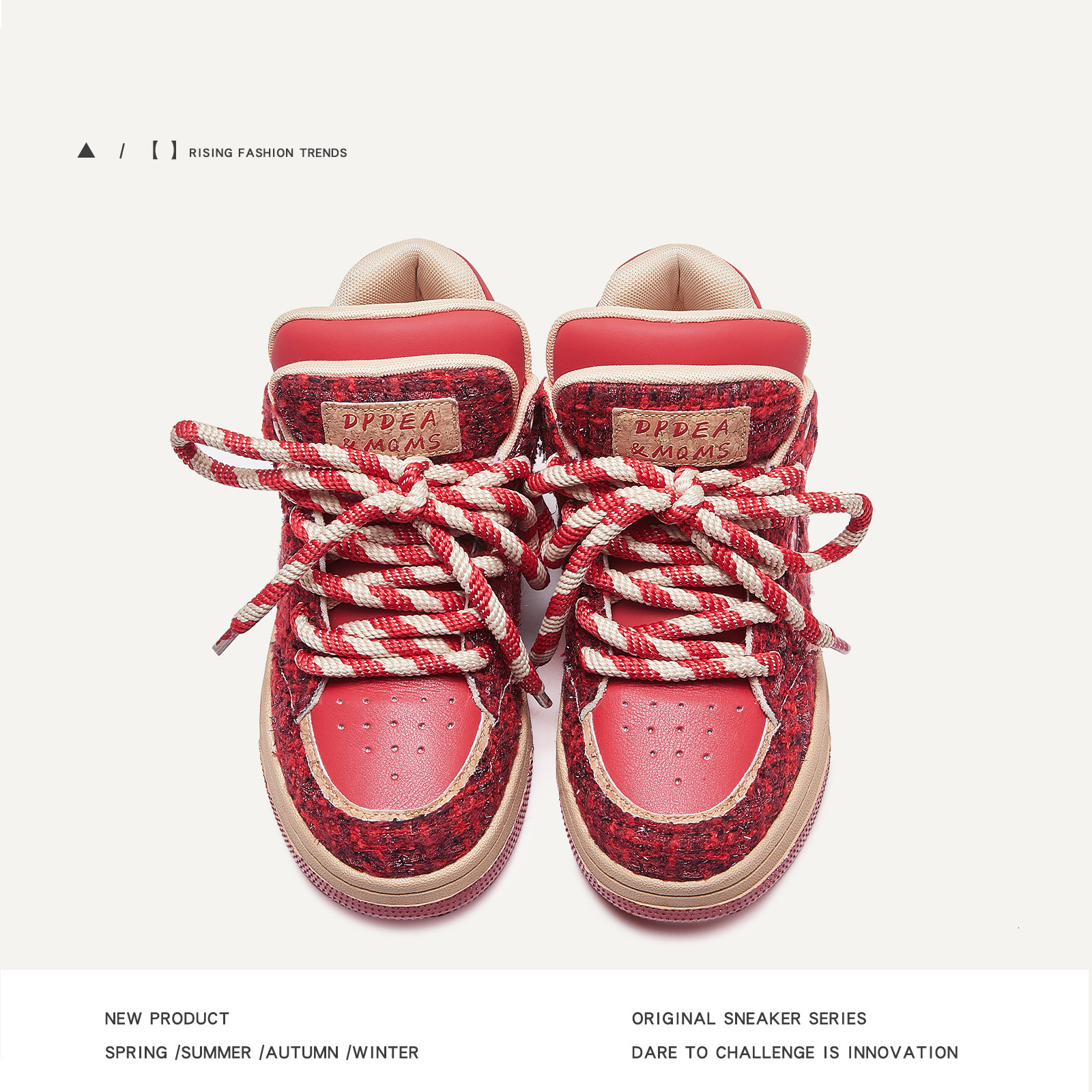 Ddmysports Shoe S New Year Fragrant Red Board For Men And Women Couple Trendy Shoes Outdoor