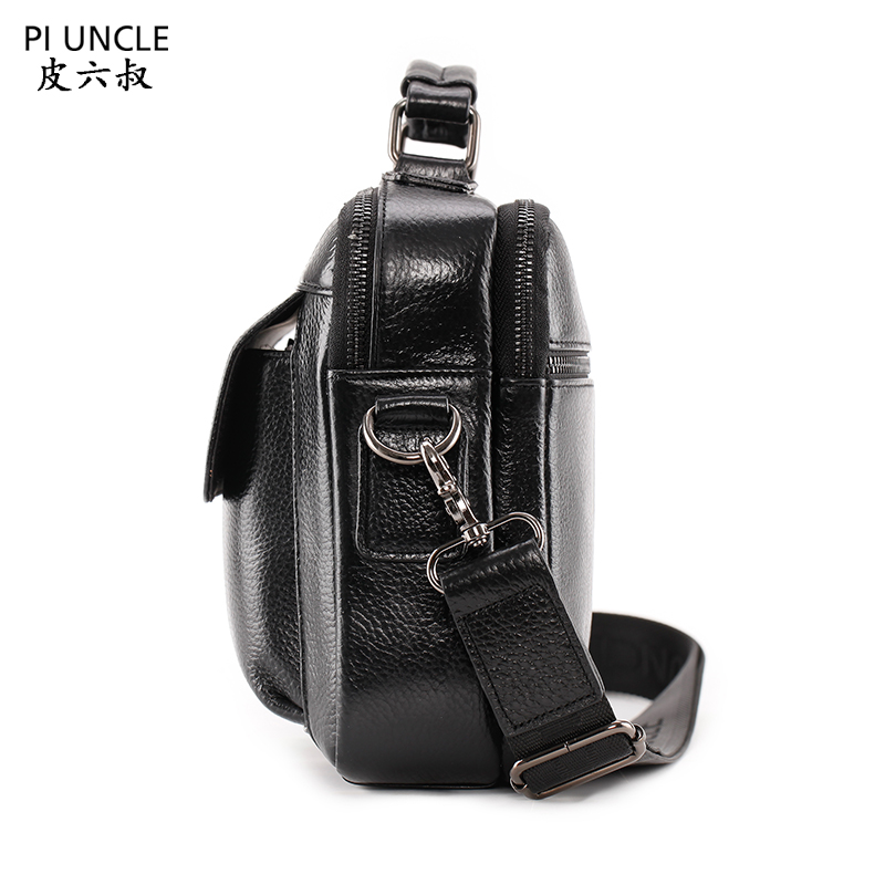 Men's Cowhide Leather Briefcase Mens Genuine Leather Handbags Crossbody Bags High Quality Luxury Business Messenger Bags Laptop