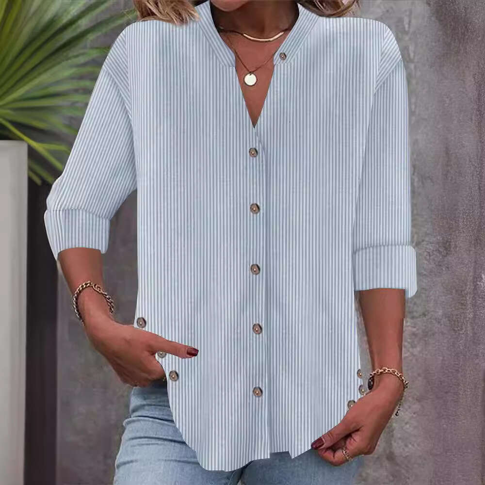 Short-sleeved Summer Casual Slim Streetwear Slim Crop Top Casual Pure Cotton Print Tshirt Collar Blouse Backless Round Neck Stretch Casual Undershirt