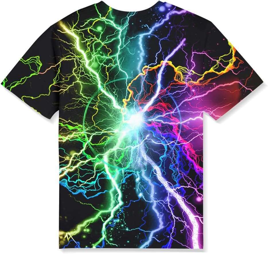 T shirt 2024 Mens Short Sleeve 3D Print Graphic Funny Colorful Summer Tee Shirts shirts tshirt graphic tee Casual tops summer clothes Short sleeve