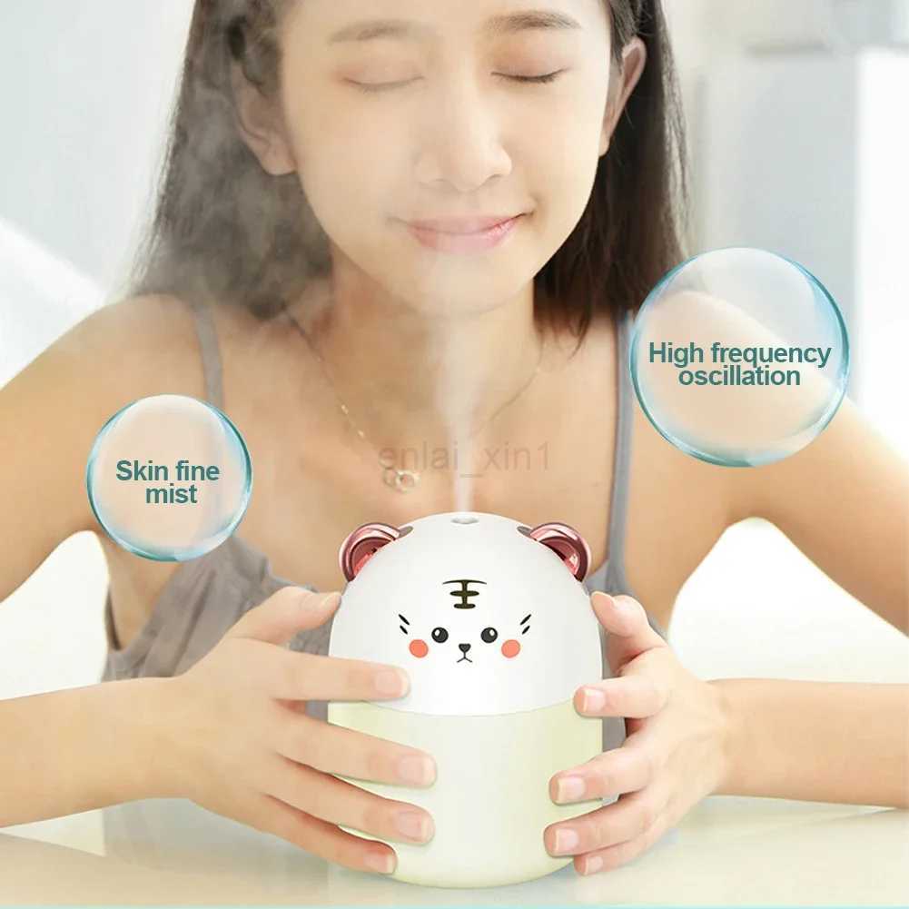 Desktop Humidifier With Colorful Ambient Light 250ml Capacity Aroma Diffuser for Home Aromatherapy Humidifiers Diffusers Bedroom Y240806