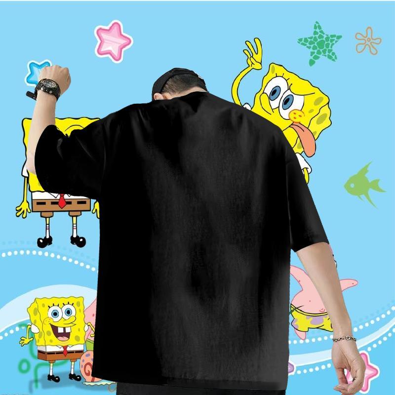 2024 DIY T Shirt For Man 100% Cotton 230g elephant Street Casual Tees Pure Cotton Popular Couples T Shirts Cartoon Printing L-4XL