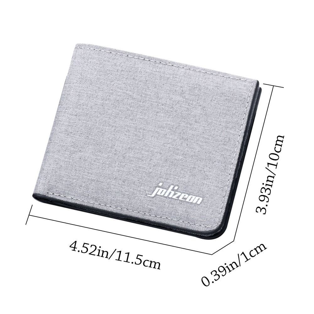 Male Foldable Credit Card Holder Short Purse Money Bag Wallet Coin Purse