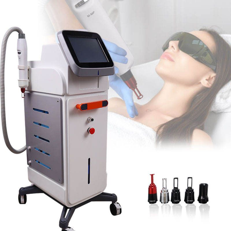 Laser Double Handle Alexandrite Picoslaser Hair Removal Laser Tattoo Removal 808 Diode Big Power 755Nm 808Nm 1064Nm Picossecond Beauty Skin Whitening