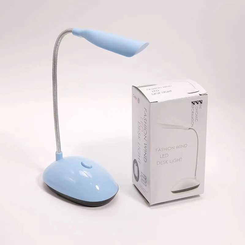 Study Book Lights Bedside Lamp Reading Lamp Table Student Office Table Lamp Light for Bedroom AAA Battery Powered LED Desk LampKL240731