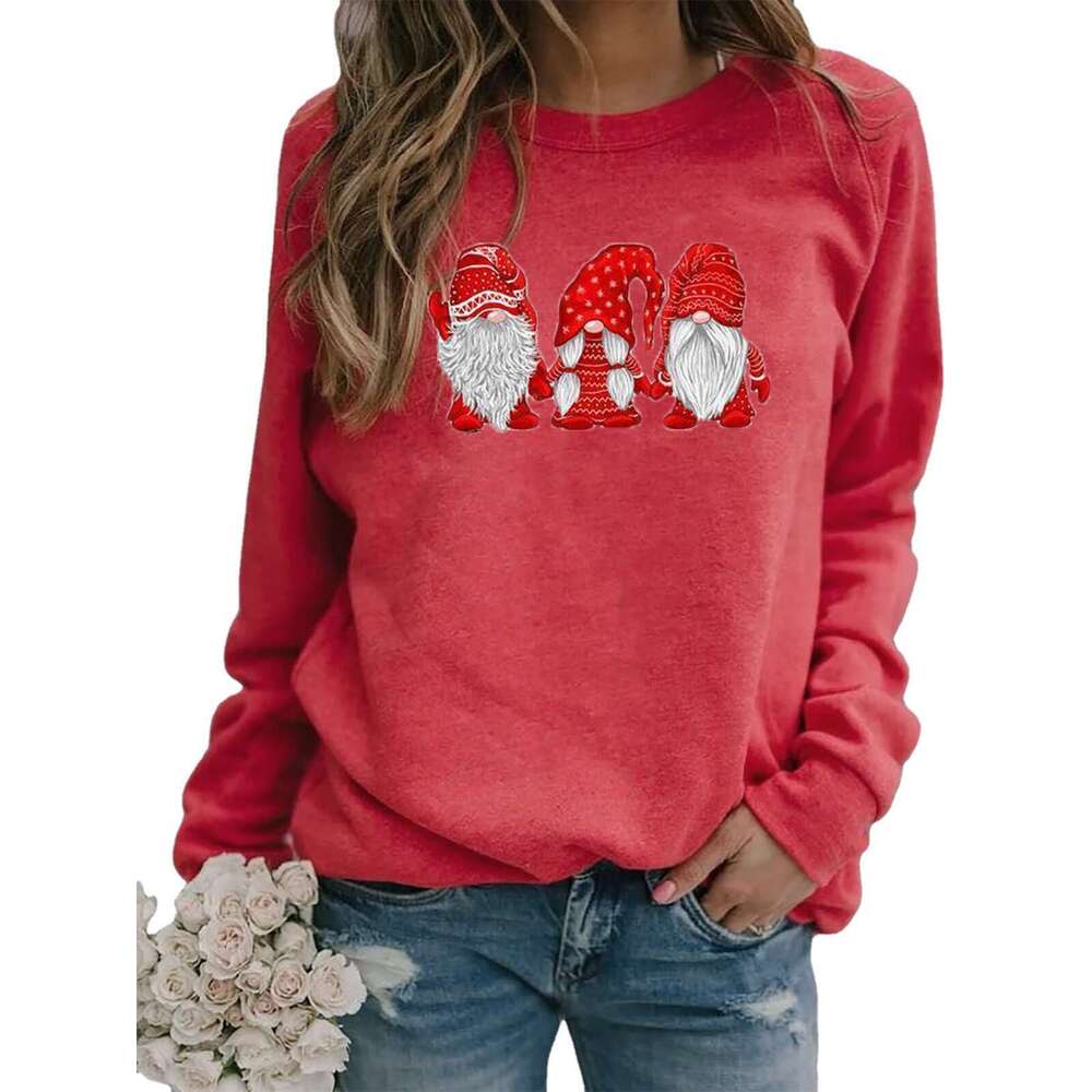 Shirts Women T Shirts Best Saller New Merchandise Retro Spring Harajuku Print Vintage Pure Cotton Couples Round Neck Solid Turtleneck Street Activity 