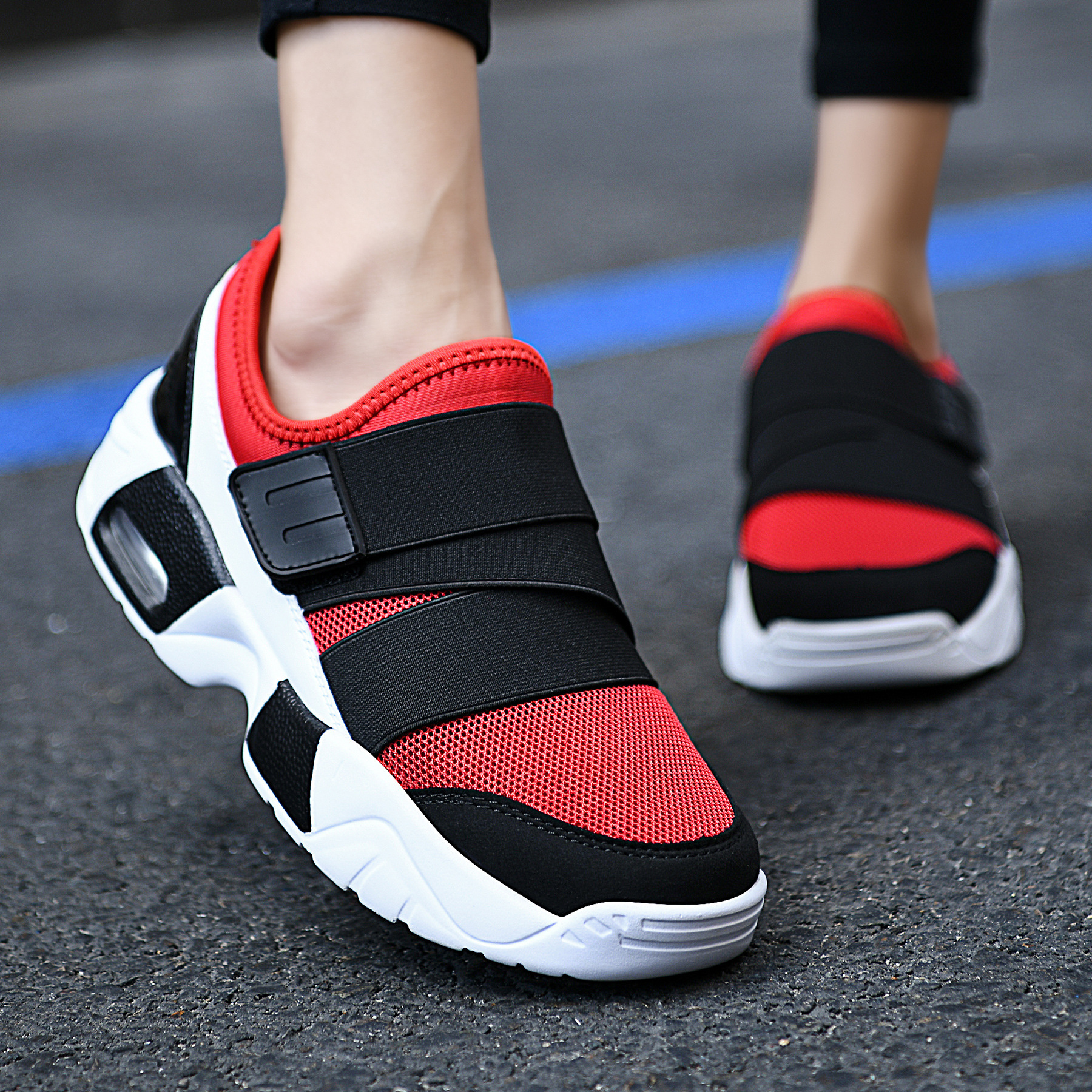 Ddmysports Autumn New Running Men S Korean Version Trendy Couple Mesh Breathable Sports Casual Shoes Outdoor Shoes