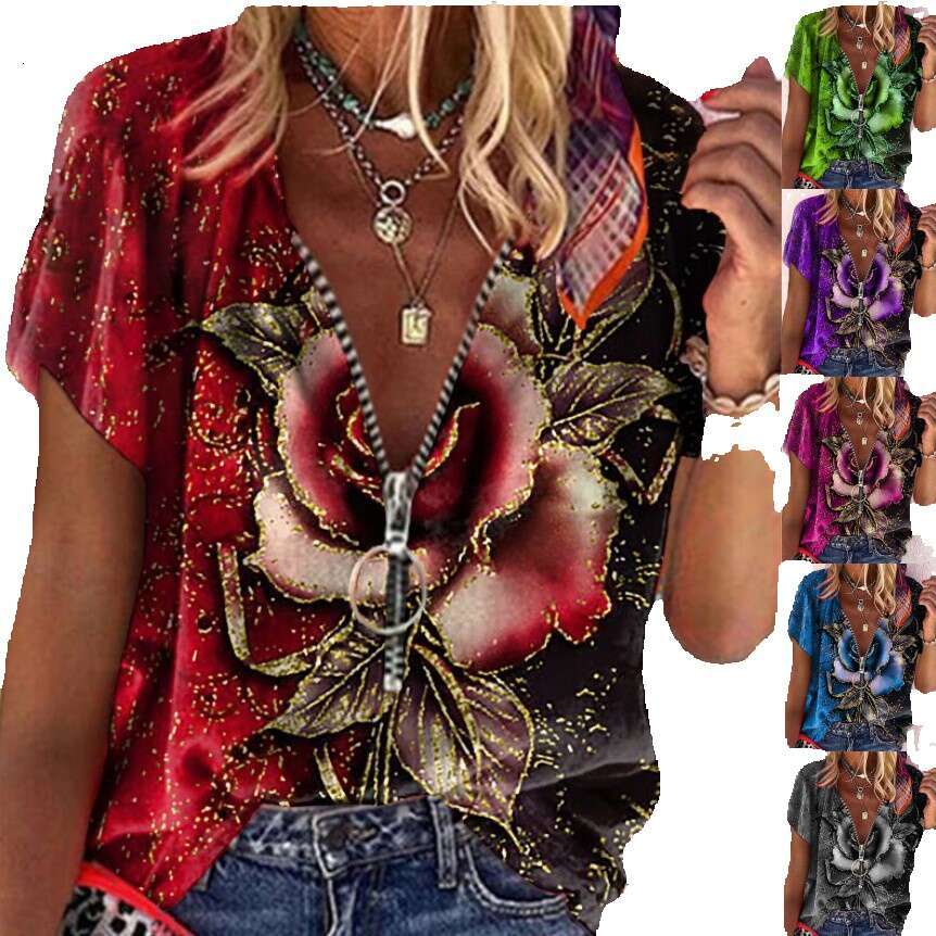 Hollow Out Slim Top Female Harajuku Print Vintage Turtleneck Streetwear Clothes Couples Slim-fit Skinny Base Womens T Shirt Clothes Street Activity Cr