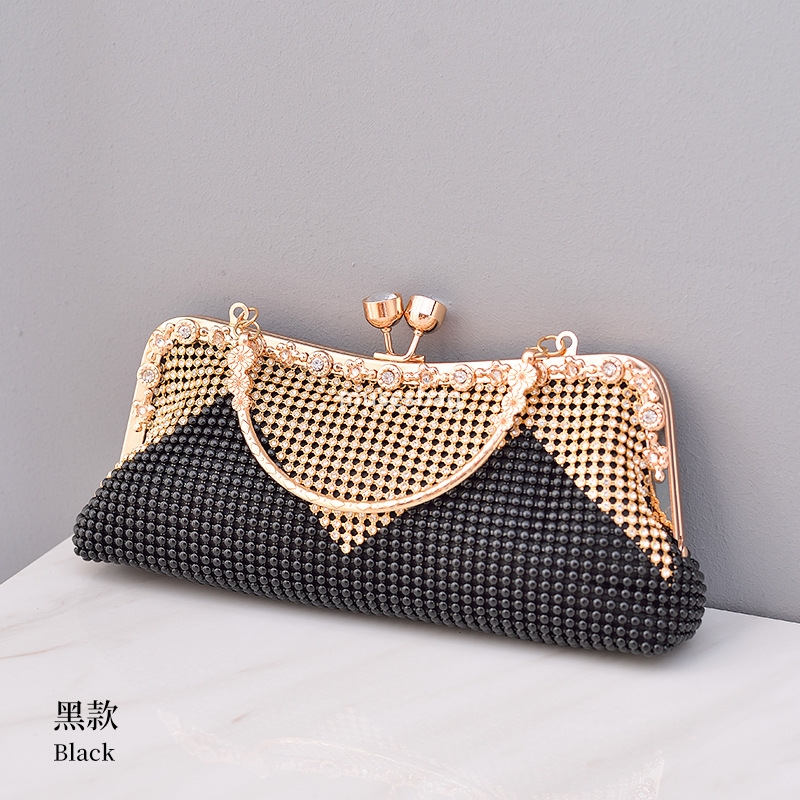 Cross border diamond dinner bag socialite's handbag European and American fashion diagonal cross bag new versatile evening dress dress bag women&
