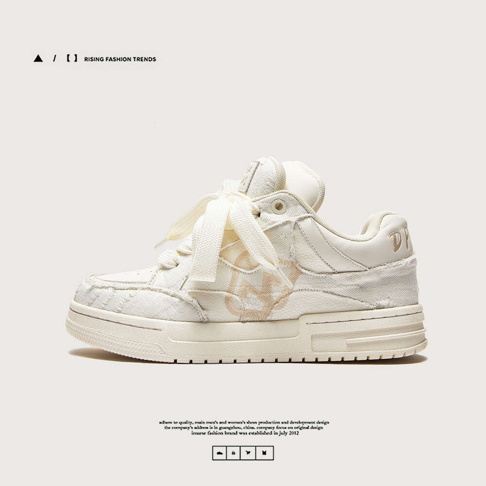 Ddmysports China Chic Street Fashion Water Wash Pink Denim Cloth Plate Men And Women S Couples Bread Shoes Outdoor