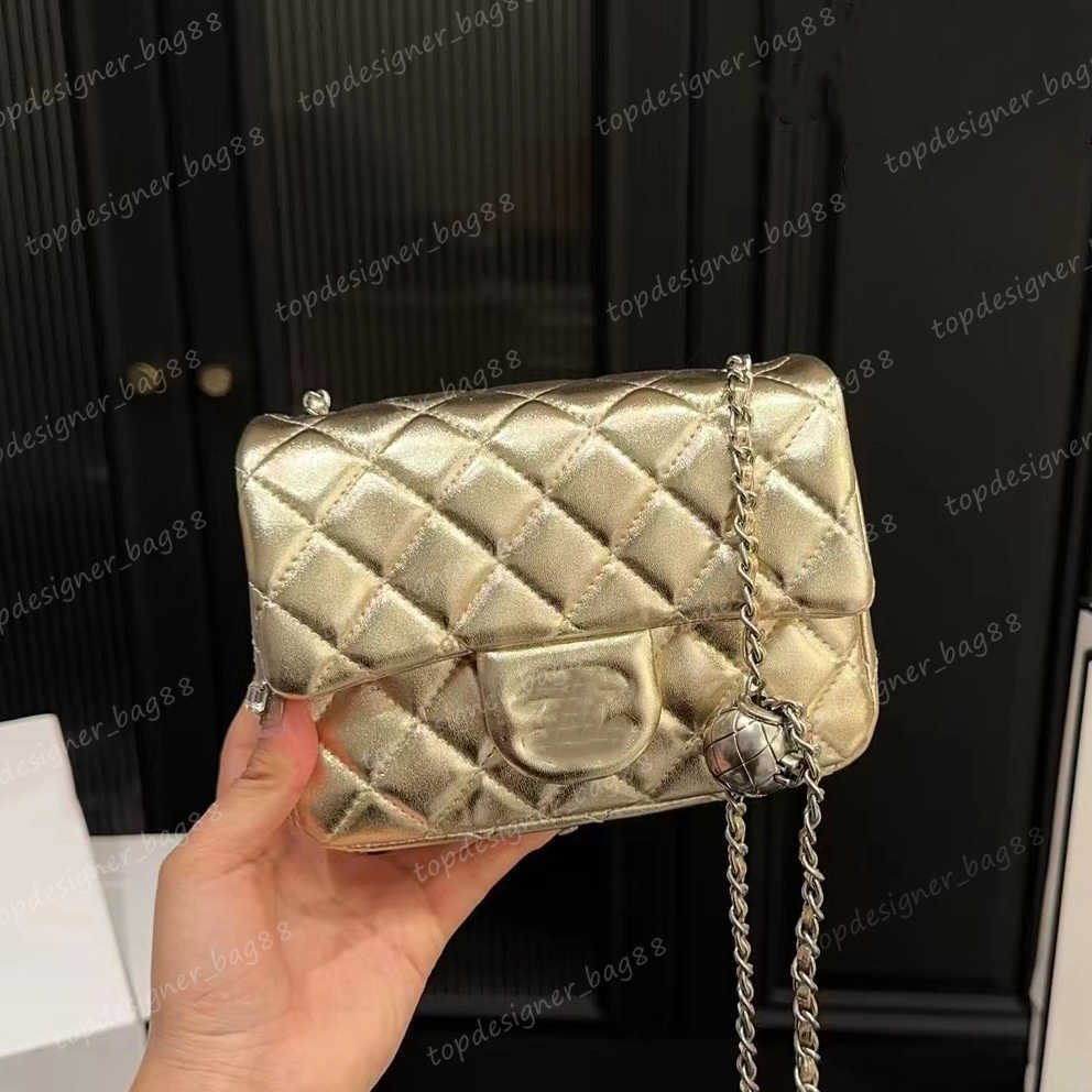10A Shoulder Bag Designer Bag Mini Flap Chain Strap Cross Body Bag Handbag With Gold Ball Women Fashion Purse Classic Style Crossbody Fencefinds Designer Bags