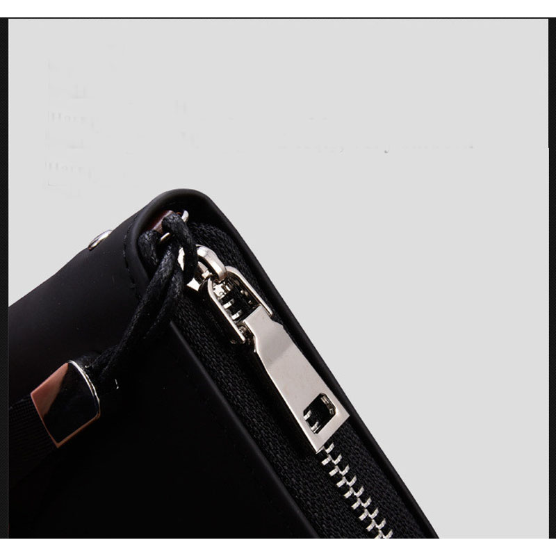 Designer's Men Wallets Famous Brand Kangaroo Wrist Strap Clutch Long Purse for Male Big Capacity Phone Bag Card Holder
