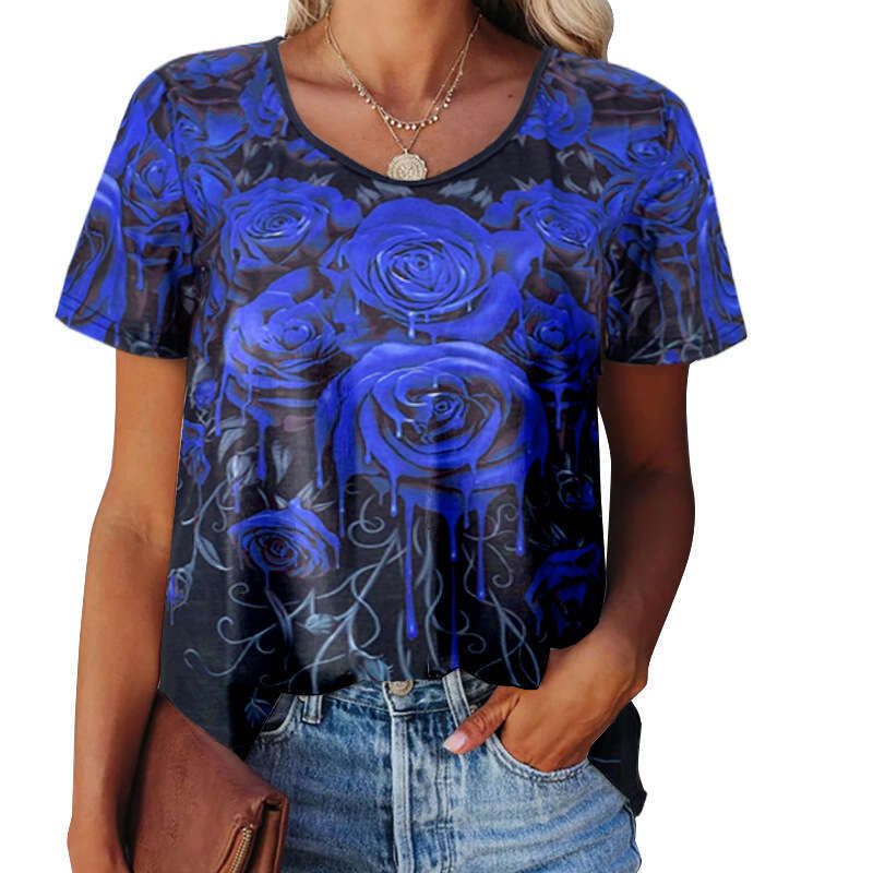 Half Sleeve Summer Loose Versatile Hollow Out Slim Top Female O-neck Crop Tops Quick Drying O Neck Chiffon Stripe Couples Street Activity Crop Tops2